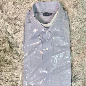NEW -BottomUp Dress shirt LARGE Jos.A Bank